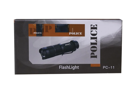 Polıce PC-11 Pilli El Feneri (Power Led + Zoom) Kalem Pille Çalışır ürün görseli