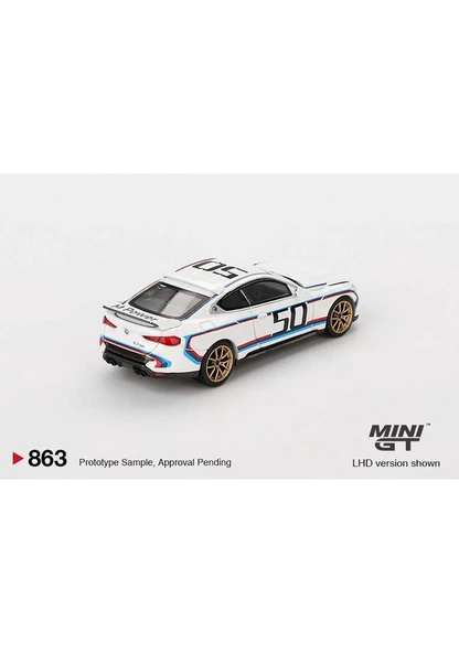 Mini GT Bl 863 Bmw 3.0 Csl White 1/64 Blister Paket - Resim 2