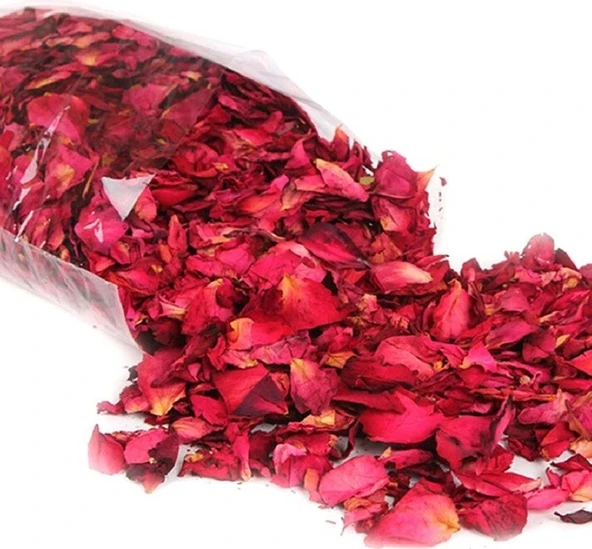 2500 Adet Yapay Kuru Gül Yaprağı Sevgiliye Hediye Romantik Süsleme Gül Yaprakları 5 Paket - Resim 3