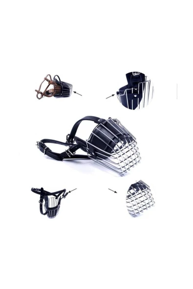 Sl6 Tel Kafesli Köpek Ağızlık 3 ürün görseli