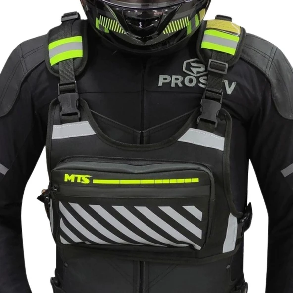 MB018 Mts Reflektörlü Göğüs Çantası ürün görseli 1