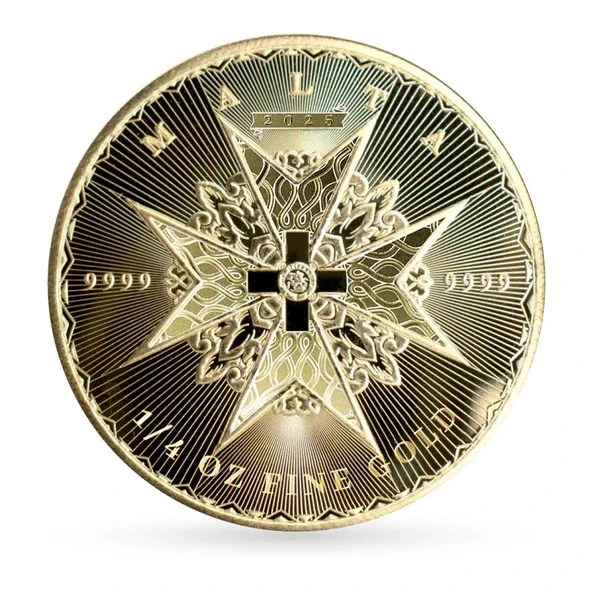 AgaKulche Malta Haçı 1/4 Ons Altın Sikke Coin ürün görseli 1