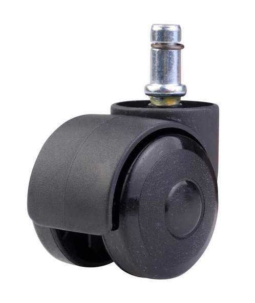 3 Adet Büro Tipi Pimli Plastik Koltuk Sandalye Tekeri 50mm - Resim 7