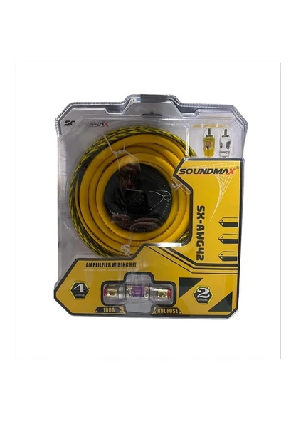Soundmax Sx-awg42 4ga Oto Anfi Kablo Seti ürün görseli
