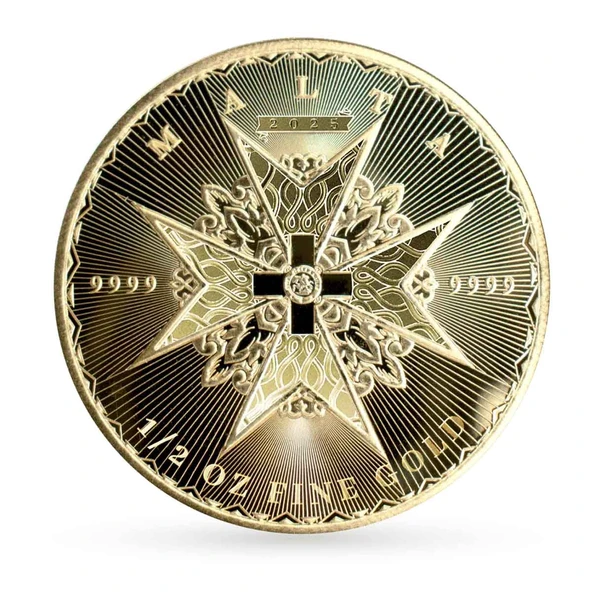 AgaKulche Malta Haçı 1/2 Ons Altın Sikke Coin ürün görseli 1