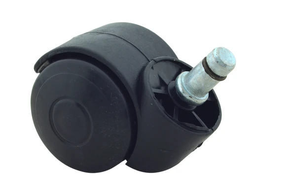 3 Adet Büro Tipi Pimli Plastik Koltuk Sandalye Tekeri 50mm - Resim 3