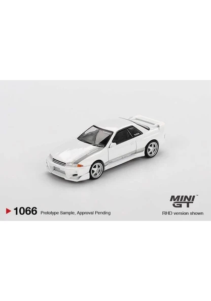 Mini GT 1/64 1066 Nissan Skyline Gt-R (R32) Veilside Combat C-I White ürün görseli 1