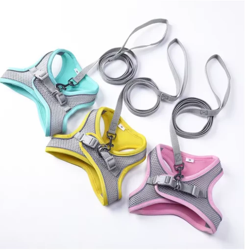 Mucit Home Kedi Yürüyüş Tasma Seti Ayarlanabilir köpek kedi tasması Fransız Bulldog Yürüyüş Yelek - Resim 2