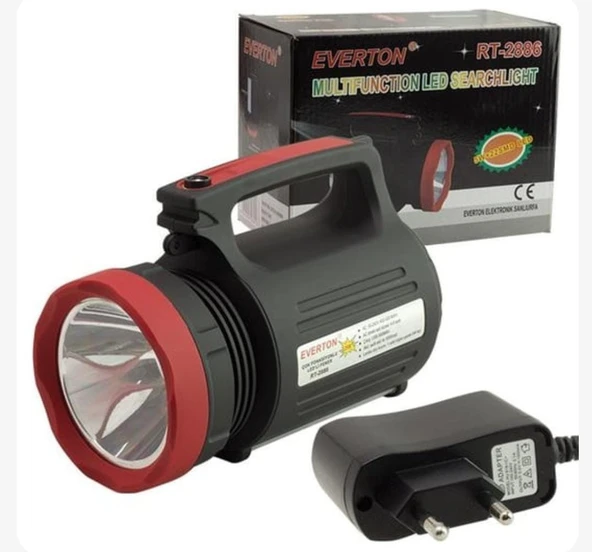 Rt-2886 Usbli 5 Watt Power Ledli 2 Km Mesafeli El Feneri ürün görseli 1