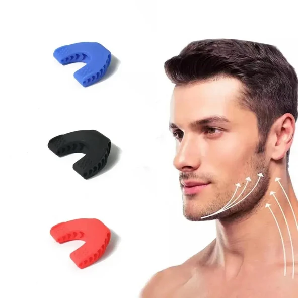 Başlangıç-Orta-Zor Jawline Face Yoga Çene Kası Egzersiz Topu 3'lü Set ürün görseli 1