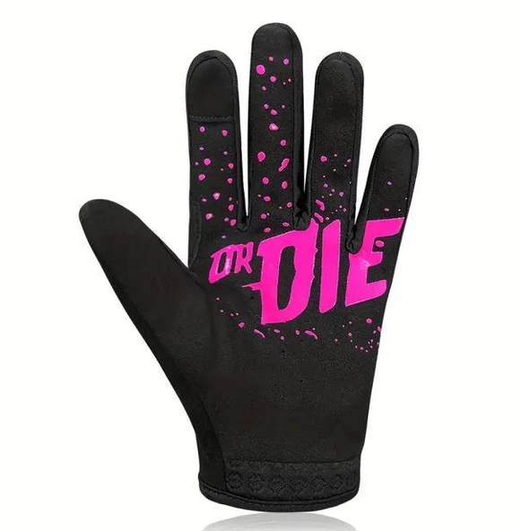 Muc Off Bisiklet Freeride Sürüş Eldiveni Nefes Alan Dört Mevsim Uzun Parmak Eldiven Yeşil Renk Large - Resim 2