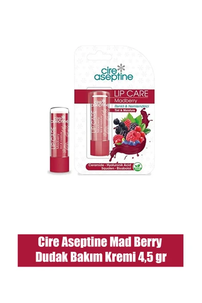 Cire Aseptine Mad Berry Dudak Bakım Kremi 4,5 gr ürün görseli 1