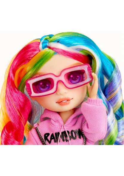 Rainbow High Kristal Serisi Bebek Amaya Raine Lisanslı Ürün - Resim 3