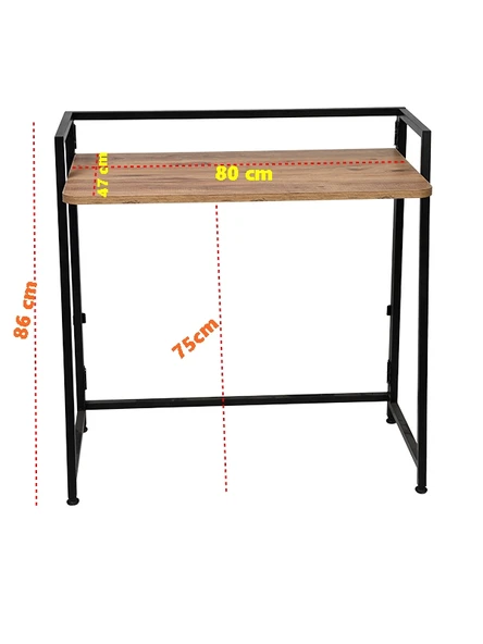 AnkaHome Katlanabilir Yer Kaplamaz Çalışma Masası Ar-Te 2100 47x80 - Resim 3