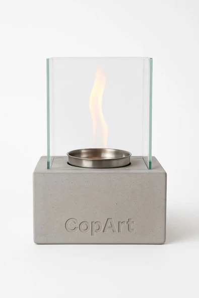 CopArt Muko Biyoetanol Masaüstü Şömine - 1 Lt Yakıt Hediye - Resim 2