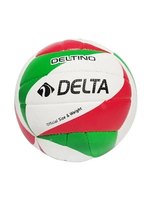 Delta Deltıno Voleybol Topu No:5 Kırmızı-yeşil-beyaz ürün görseli 1