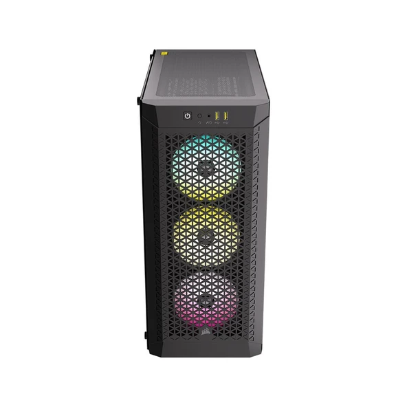 CORSAIR 480T RGB Airflow CX750 750W 80Plus Bronze 3XAR120 Temperli Camlı Mid-Tower Gaming Kasa-CC-9020168-EU - Resim 4