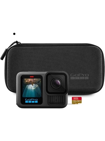 GoPro Hero 13 Black + TAŞIMA ÇANTASI İTHALATÇI GARANTİLİ ürün görseli 1