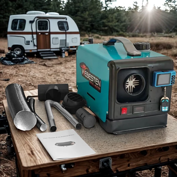 WEBESTEN AKÜLÜ ŞARJLI DİZEL ISITICI 12-24-220 V ürün görseli