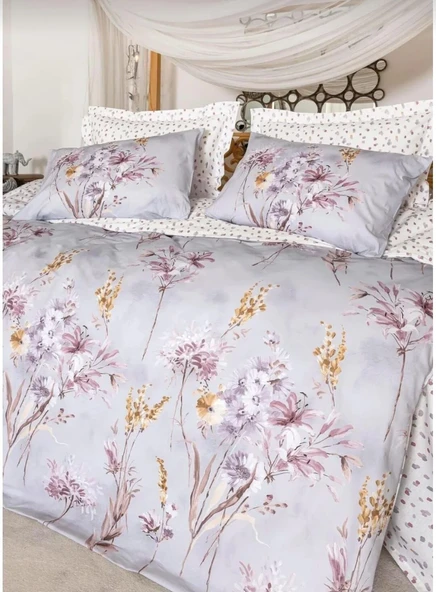 Altınbaşak Ranforce Çift Kişilik Nevresim Takımı Ofelya Anew - Resim 2