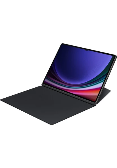 Samsung Galaxy Tab S9 Ultra Akıllı Kapaklı Kılıf - Siyah - Resim 3