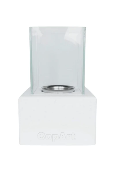 CopArt Muko Beyaz Biyoetanol Masaüstü Şömine - 1 Lt Yakıt Hediyeli - Resim 2