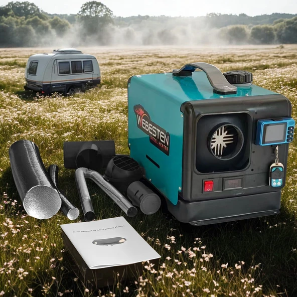 WEBESTEN AKÜLÜ ŞARJLI DİZEL ISITICI 12-24-220 V - Resim 4