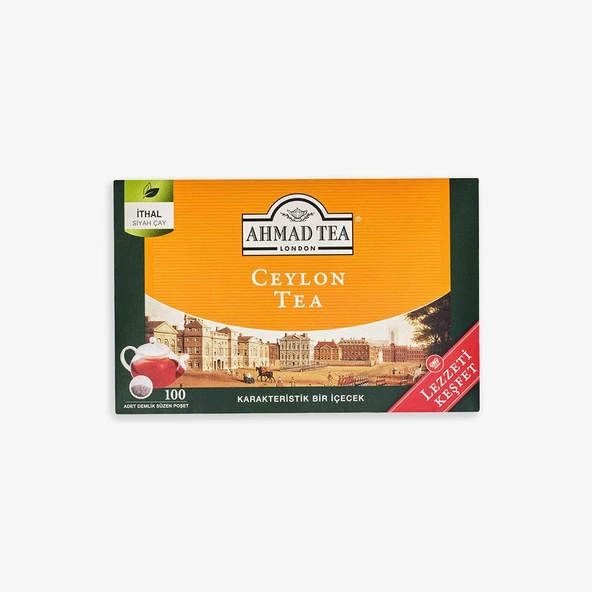 Ahmad Tea Ceylon Tea Demlik Poşet Çay 100’lü 320 g ürün görseli 1