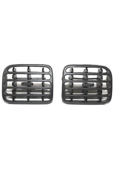 Siyah Clio Orta Kalorifer Havalandırma Izgarası C2 Adet Takım ürün görseli