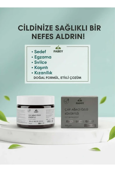esfabey Çay Ağacı Özlü Kükürtlü Krem 100g - Resim 2