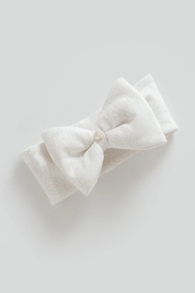 Caramell %100 Pamuk Tiny Lace Bandana CRML.BNT.1915 - Resim 2