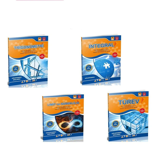 Apotemi Türev İntegral Limit Süreklilik ve Trigonometri Seti 4 Kitap ürün görseli 1