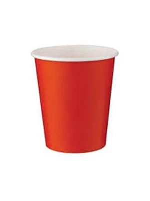 Nedi Karton Bardak 8"li Kırmızı 12404 ürün görseli 1
