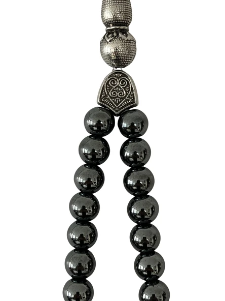 NEVCE STORE Platin Renk Metal Tesbih Erkek Tesbih Şık ve Dayanıklı Model Erkek Aksesuar - Resim 2