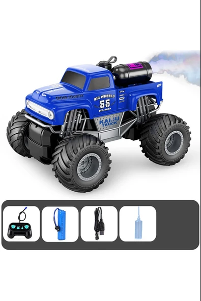 Rc Pickup Truck Duman Atan Işıklı Uzaktan Kumandalı Araba 1:16 - Resim 2