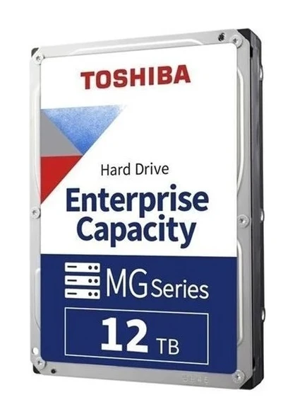 TOSHIBA 3.5 MG SERIES 12TB 7200RPM 512MB SATA NAS HDD MG09ACA12TE ENTERPRISE 7/24 ürün görseli