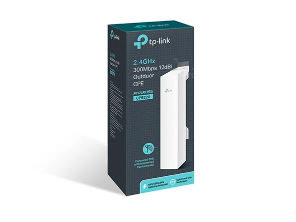 TP-LINK CPE220 2PORT POE 300Mbps OUTDOOR ACCESS POINT - Resim 3