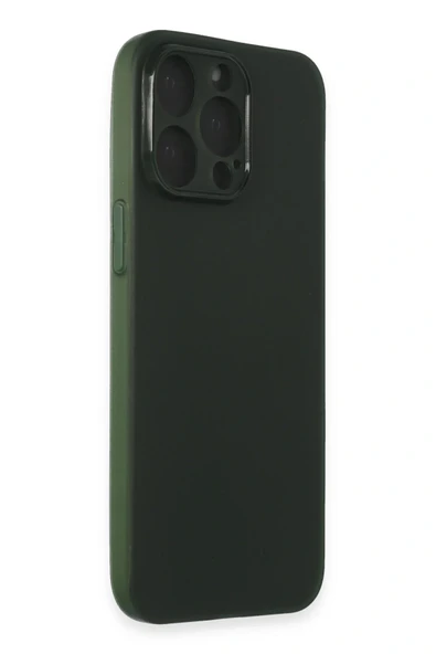 LitaeTrend iPhone 15 Pro Kılıf Puma Silikon - Yeşil - Resim 2