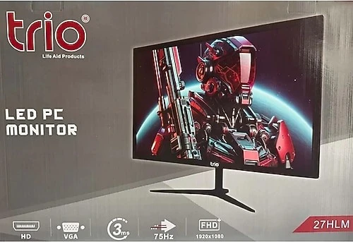 TRİO 27 TR-27WS 1080P VGA+HDMI Led Monitör (KARGO UCRETI ALICIYA AIT) ürün görseli