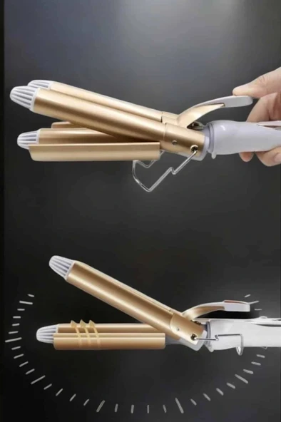 LitaeTrend Wag Maşa Yüksek Isı Ayarlı Su Dalga Maşası - Resim 4