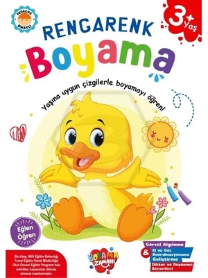 Boyama Zamanı Rengarenk Boyama (+3 Yaş) - Koloni Kitap ürün görseli 1