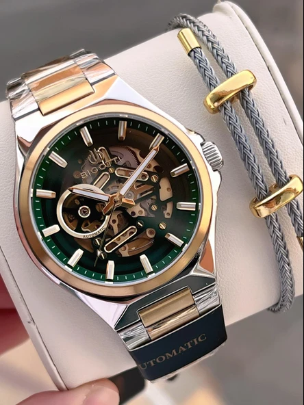 Bigotti Otomatik Ve Kurmalı Çelik Karatma Ve Renk Atma Yapmaz 5 Atm Erkek Kol Saati EBG.10692.4 ürün görseli