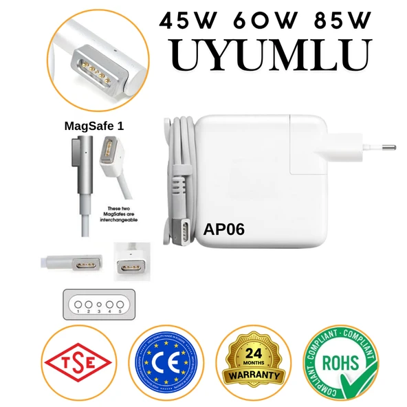 Apple ile Uyumlu MacBook Pro Şarj MA464LL/A Adaptör ürün görseli 1