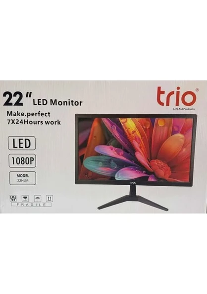TRİO 22 TR-22WS 1080P VGA+HDMI Led Monitör (KARGO UCRETI ALICIYA AIT) ürün görseli
