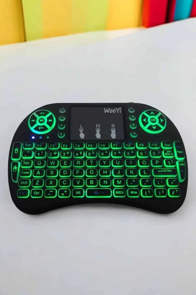 LitaeTrend Işıklı Kablosuz Mini Q Klavye Tüm Cihazlara Uyumlu - Resim 4