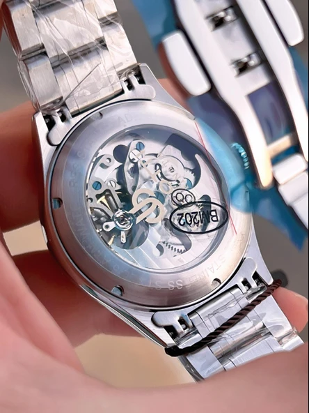 Bigotti Otomatik Ve Kurmalı Çelik Karatma Ve Renk Atma Yapmaz 5 Atm Erkek Kol Saati EBG.10683.4 - Resim 5