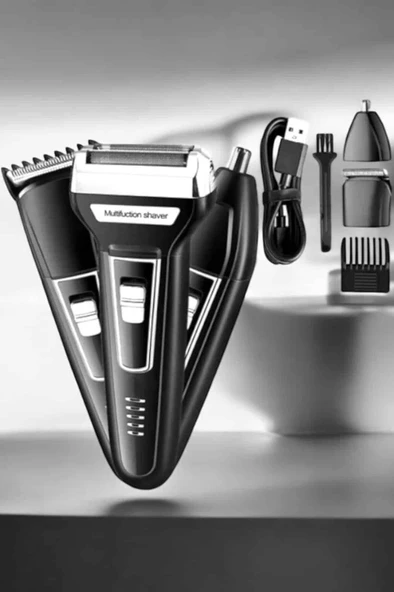 LitaeTrend 3 Başlıklı Kulak Ve Burun Tıraş Makinesi Erkeklere Özel - Resim 2