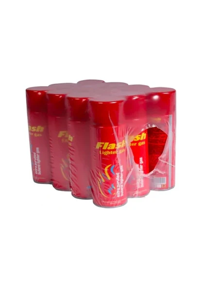 Flash Yedek Çakmak Gazı 270 Ml x 12 Adet Kaliteli - Resim 2