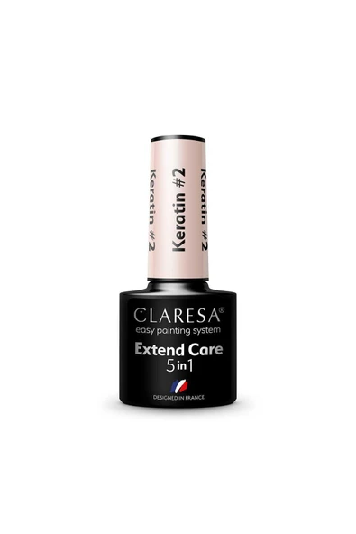 Claresa Keratin 5in1 Renkli Base Coat Nude Pembe Serisi 02 - 5g ürün görseli