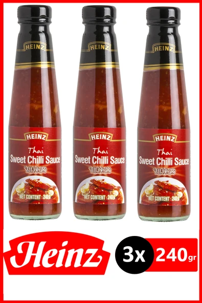 Heinz Sweet Chilli Tatlı Acı Sos 240 Gr x 3 Adet ürün görseli